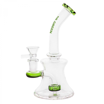 Бонг Dr.Green Mini Bubbler - Бонги - Бонги стеклянные - Изогнутые бонги - Магазин домашних увлечений homehobbyshop.ru